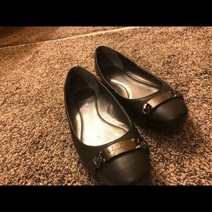 Coach flats black